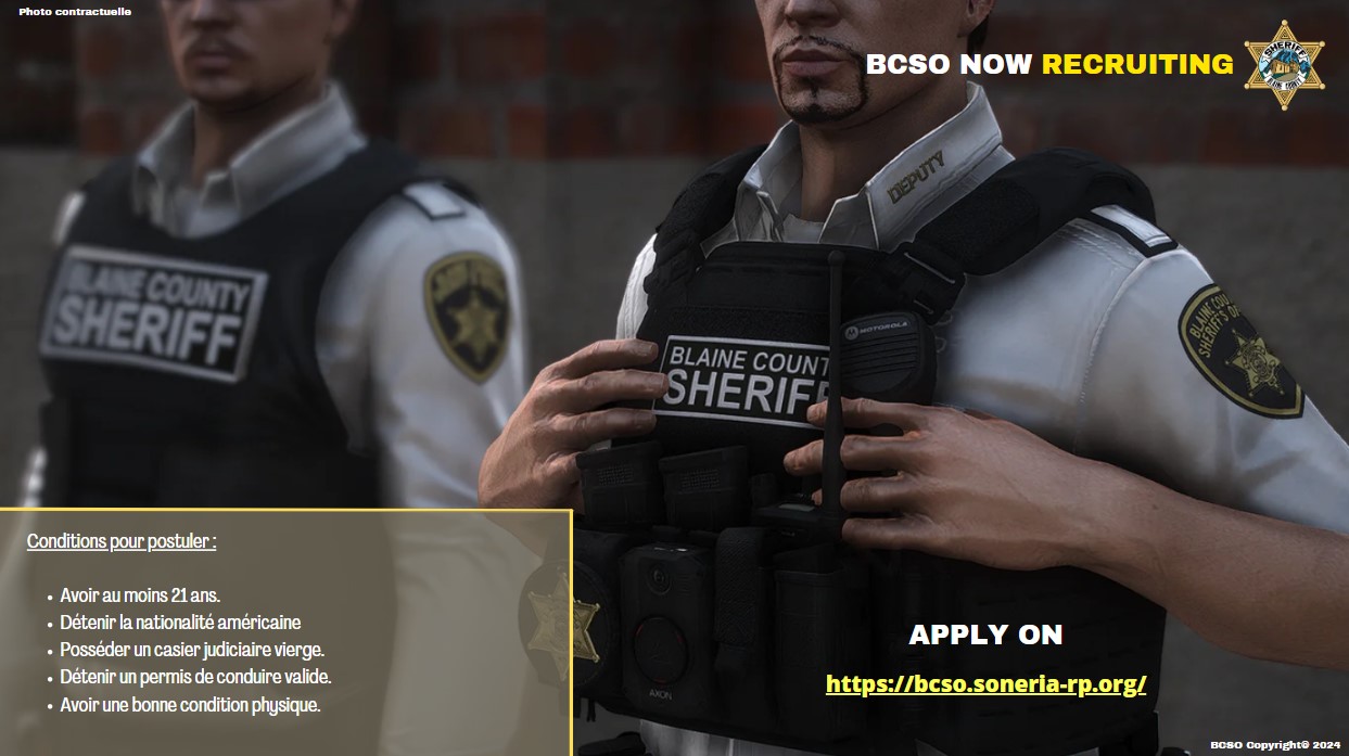 BCSO Now Recruiting